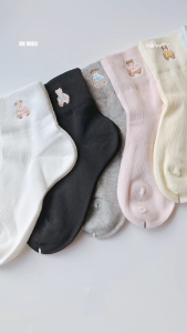 HappyHowdy ถุงเท้าข้อกลาง ลดกลิ่น รุ่น Me Mhee