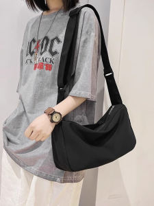 Túi Đeo Chéo Đơn Màu Đen Đơn Giản Túi Đeo Vai Rộng Túi Đeo Chéo Đi Làm Túi Đệm Túi Đeo Chéo Thường Ngày Túi Đeo Chéo Nữ