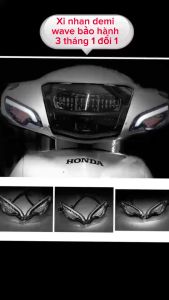 Xi nhan led audi demi wave 110 50cc 100 rs tổ ong