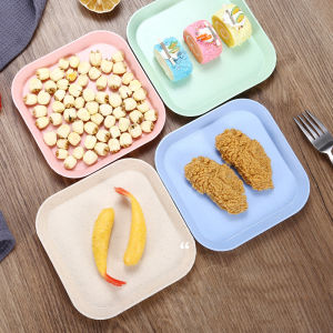 Đĩa Nhựa Lúa Mạch Đựng Hoa Quả Trái Cây Đồ Ăn An Toàn Và Tiện Lợi