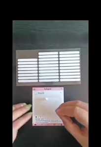 MD-C1358 Double Tape Mini Transparant Perekat Dua Sisi Kotak Nail Art Lem Super Kuat Tempelan Bening