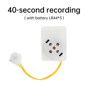 40sec/5min Plush Toy Voice Message Recorder Voice Box Sound Module Plush Toy Voice Message Recorder Device Clear Voice Recorder