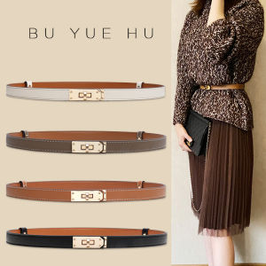 Real Leather Belt Womens Autumn Winter Fashionable Sweater Dress Skirt Slimming Kelly Style Belt Western Pants Accessory