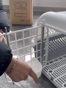 LDECO Pet Carrier For Cat With Feeding Bowl Small Animal Travel Carrier Suitable for Tiny Dogs Easy To Clean Airline Approved Outdoor