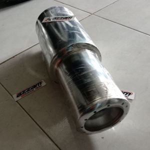 KNALPOT MOBIL MURAH HKS GRONEL CHROME UNTUK MOBIL UNIVERSAL