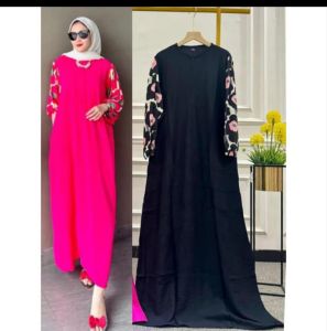 GAMIS WANITA BUNGA BY JELITA RAYON PREMIUM