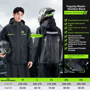 WEICHENGNEI | Adult Waterproof Rain Suit for Delivery Riders