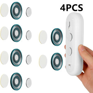 2/4/6 magnetic hook remote controls with magnetic storage hooks for home use