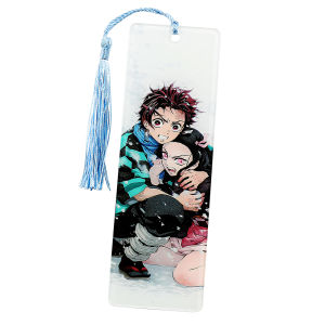 Bandai | Tanjiro Kamado Nezuko Acrylic Bookmark Anime Đọc Sách Phụ Kiện Cho Thư Viện Nghiên Cứu Văn Phòng Giáng Sinh Quà Tặng Sinh Nhật