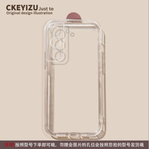 Applicable to Samsung S24ultra Phone Case All-Inclusive S23 + Ultra-Thin S22 Straight Transparent S21plus Soft Silicone S20fe Drop-Resistant S10 + Cute English Puppy Galaxy Protective Case 5G Female