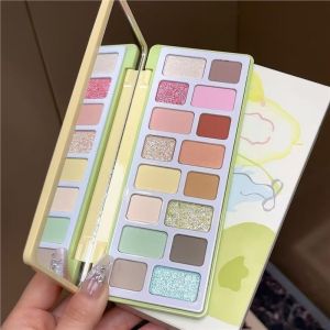 JIUQI | Bảng Mắt Đa Màu Lớp Nhũ Matte Smoky