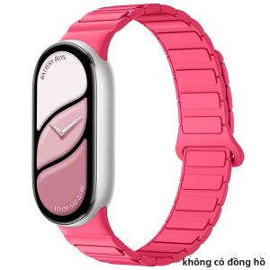 Dây Đeo Tay Silicon Từ Tính Cho Xiaomi Mi Band 10 9 8 Dây Đeo Đồng Hồ Thể Thao Vòng Đeo Tay NFC Phụ Kiện