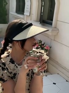 【GIFT TOWN】Summer Sports Sun Hats Women Hat Mens Cap Adjustable Sun Visor Uv Protection Empty Top Tennis Running Sunscreen Mesh Brim