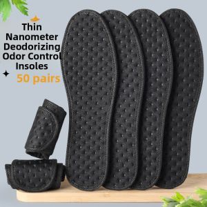 XIANZHAO | Disposable Bamboo Fiber Insoles for Men and Women - Absorbent Breathable Thin Slip-Resistant Barefoot Wearable