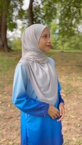 [ READY STOCK ] TSHIRT MUSLIMAH GRADIENT JERSEY SUBLIMATION