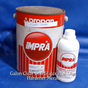 Impra Melamine ML 131 Galon CLEAR DOFF DOF DOP 5L 5Ltr 5Liter + Obat Merah PROPAN
