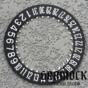 GRAMOCK Luminous Watch Calendar Disc NH34 NH35 6 Oclock Black Green Blue Date Wheel Fit 4R34 NH35 Movement Modified Repair Tool