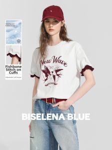 BEIQIANI | Casual Plush Print T-Shirt