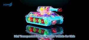 HOMIE Mini Transparent Models Electric Vehicle for Kids