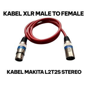 Kabel Xlr male to Female Kabel Audio Makita