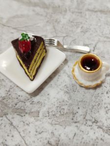 Miniature Coffee Cup Model Dollhouse Scene Props Photography Props Realistic Miniature Toys for Childrens Imaginative Play