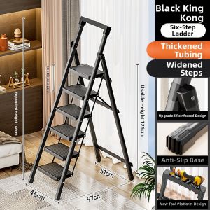 Multifunctional Foldable Adjustable Non-Insulated Ladder