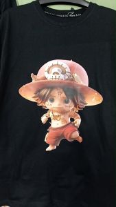 Kaos Pria 3 Dimensi Motif Baby Red Haired Luffi Tshirt Oblong Katun 24s H0167 By Hans & Co