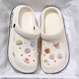 Giày Đế Dày Đế Xuồng Đế EVA Mùa Hè 2025 Cho Nữ Đi Biển Chống Trượt Chống Mùi Đế Bằng Nửa Đế Xuồng Đế Xuồng Đế Bằng Đế Xuồng Đế Xuồng