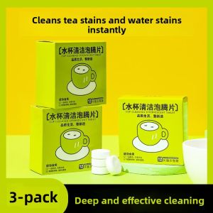 MONLEYTA | Food Grade Tea Stain Remover Tea Cup And Tea Set Cleaner Effervescent Tablet For Removing Water Scale And Tea Residue