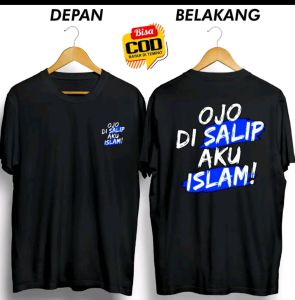 kaos  t-shirt Ojo di salip distro sobat ngarit  kaos kata kata  peria wanita