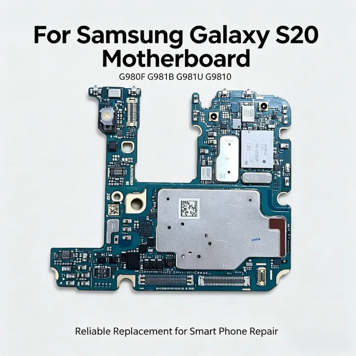 Fully Tested Unlocked Replacement Mainboard Repair Accessory For Samsung Galaxy S20 G980F G981B G981U G981V Logic Motherboard