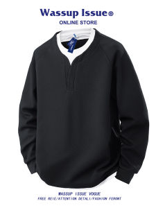 Vintage Two-Tone Spliced Hoodie Loose