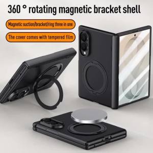 Ốp Lưng Điện Thoại Samsung Galaxy Z Fold 8 Fold8 Ultra Từ Tính Với Giá Đỡ Xoay 360 Độ Bề Mặt Mờ Hỗ Trợ Sạc Không Dây Tương Thích Với Kính Cường Lực