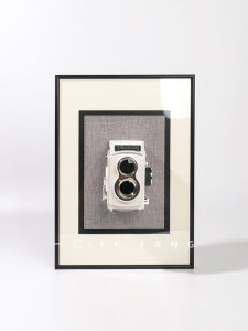 Modern Simplicity Camera Model Decorative Painting Stand Home Office Decorations Metallurgical Frame 3D Photography Theme