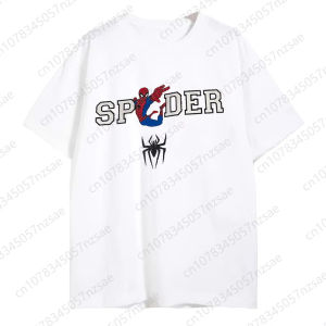 Hot Toys | 2026 New Summer Spider&Gwen Couples Matching Spider Pajama Set His Hers T Shirt Shorts Homewear Loungewear Outfit Adult/Kids Tee