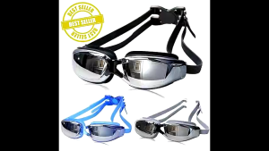 Kacamata Renang Dewasa Anti UV Protection + HARDCASE || Perlengkapan Berenang Barang Unik Murah Lucu - RH9200 -REX-MART (BAYAR DITEMPAT/COD)
