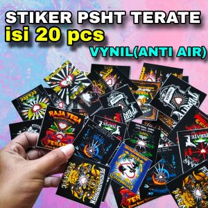Stiker PSHT Terate isi 20 pcs bahan vynl(anti air)