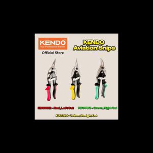 KENDO Durable Aviation Tin Snip Cutter KD30812 (RED Left Cut) KD30813 (GREEN Right Cut) KD30814 (YELLOW Straight Cut)