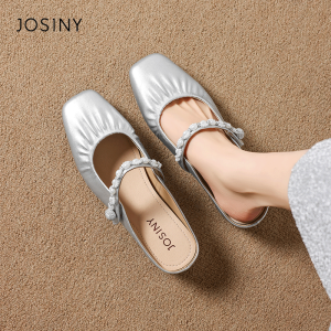 Josiny | Spring Comfortable Flat Mary Janes Half Dorsay Shoes