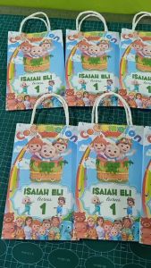 10pcs cocomelon d3 theme customized lootbags