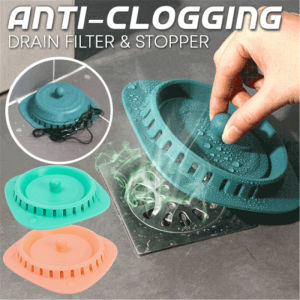 Silicone ống thoát đặt dưới sàn dụng cụ dọn Tóc Phòng Tắm chống tắc nghẽn chống mùi Bồn Rửa cho gia đình lọc ống thoát đặt dưới sàn Bìa phụ kiện phòng tắm nhà bếp