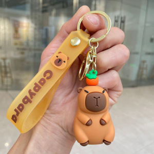 Creative Class Sharing Gift Small Toy Keychain Silicone Material Cartoon Design for Kindergarten Yard Stall Handmade Craft
