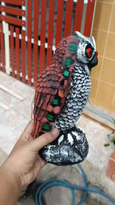 ฮูกไล่นก ไล่นกพิราบ ไล่นกกระจอก นกฮูกปลอม ไล่สัตว์ตามระเบียง สัตว์ก่อกวน