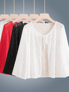 ผ้าคลุมไหล่ตัดลูกไม้แฟชั่นสําหรับฤดูร้อน เหมาะกับเดรสและชุดลําลอง เหมาะสําหรับผู้หญิงอายุ 40-49 ปี