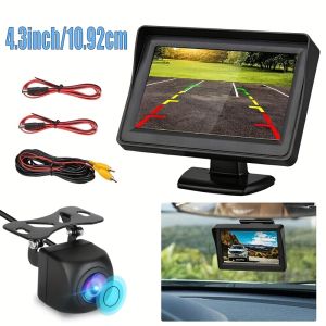 Starlight 10.92cm Backup Camera Kit with Night Vision - Fit for Cars SUVs RVs Tractors - Easy Installation