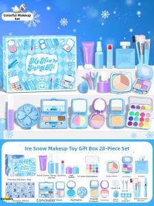 ALLofmini | Non-toxic Washable Elsa-themed Makeup Kit