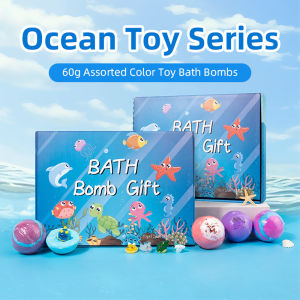 12 pcs Bath Bombs Gift Box Natural Fizzy Bath Ball for Kids Birthday Present