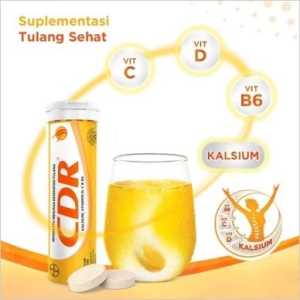 Promo CDR Suplemen Kesehatan Kalsium Rasa Jeruk Multi Vitamin 10 Tablet