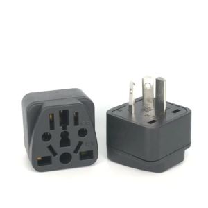 Australian/China/New Zealand Travel Adapter IEC Type I Plug US/EU/UK/Swiss/Italy/Japan To AU 3 Pin Power Converter 10A/250V