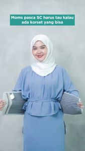 MOOIMOM Corset Bamboo Postpartum Belly Band - korset pacsa melahirkann caesar dan normal / bentuk tubuh melangsingkan / mengencangkan perut / shape